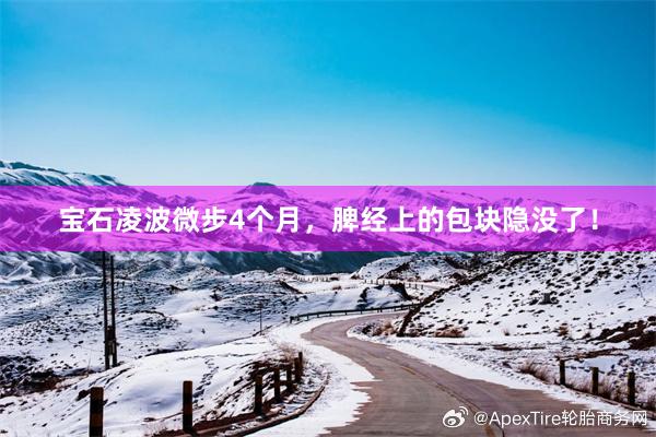 宝石凌波微步4个月，脾经上的包块隐没了！